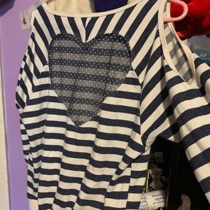 Off shoulder top and jean